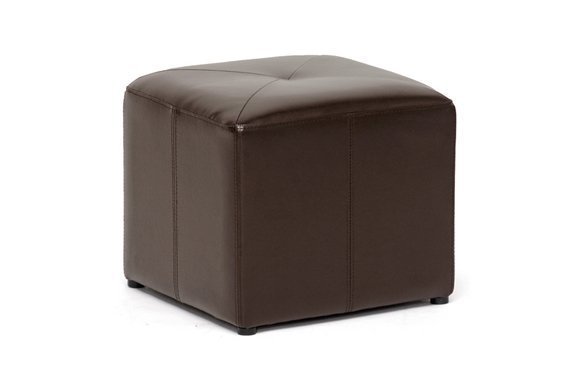 Studio Aric Bonded Leather Ottoman