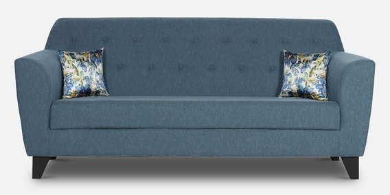 Bali 3 Seater Sofa In Blue Colour