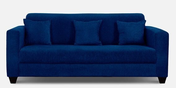 Nebula 3 Seater Sofa In Royal Blue Colour