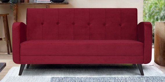 Rome 3 Seater Sofa In Pink Colour