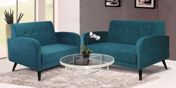 Rome Sofa Set (3+2) in Green Colour